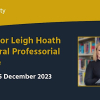 Professor Leigh Hoath's Inaugural Professorial Lecture